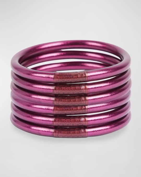 Merlot All Weather Bangles Set of 6 - BuDhaGirl main image 1