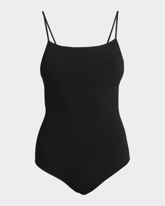 Serena Silk-Blend Knit Bodysuit
