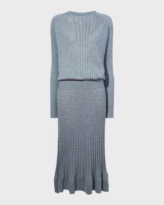 high neck knitted dress CHRYSTA KNIT DRESS
