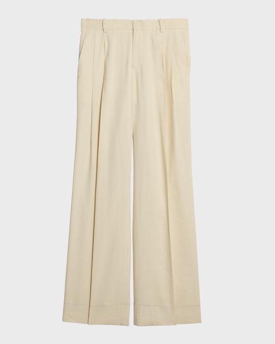 Helmut Lang Double Pleated Pants | Neiman Marcus