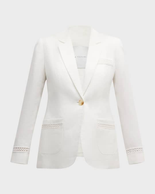 Elie tahari white blazer outlet