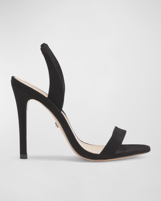 Schutz Luriane Suede Slingback Sandals Neiman Marcus