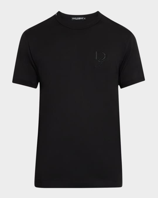 Dolce&Gabbana Men's DG Embroidered Cotton T-Shirt | Neiman