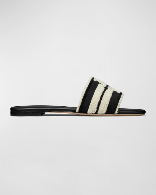 Dual woven slide sandal new arrivals