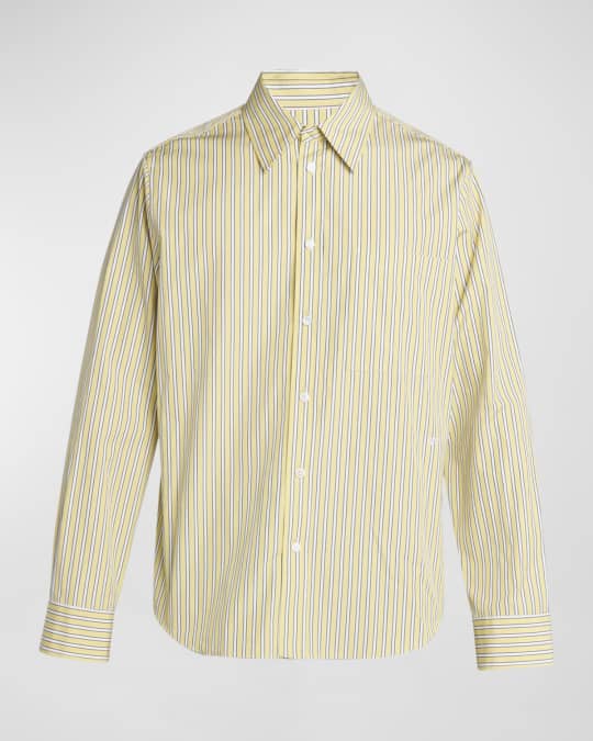 Men's Outline Stripe Poplin Shirt