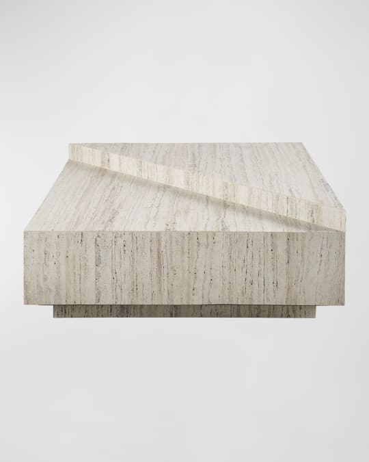 Daxton Travertine Cocktail Table