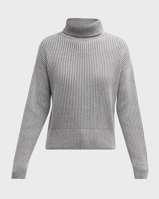 Ribbed Turtleneck Sweater