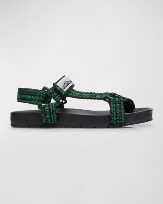 Bottega Veneta Men's Trip Two-Tone Ribbon Sporty Sandals | Neiman