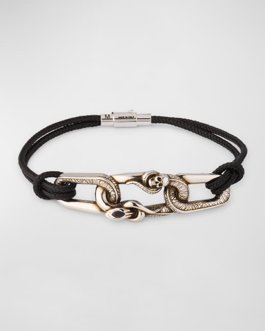 Men's Snake Friend Cord Bracelet
