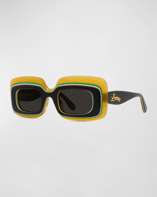 x Paula's Ibiza Men's Rectangle Sunglasses