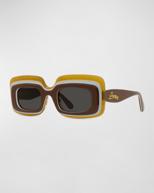 x Paula's Ibiza Men's Rectangle Sunglasses