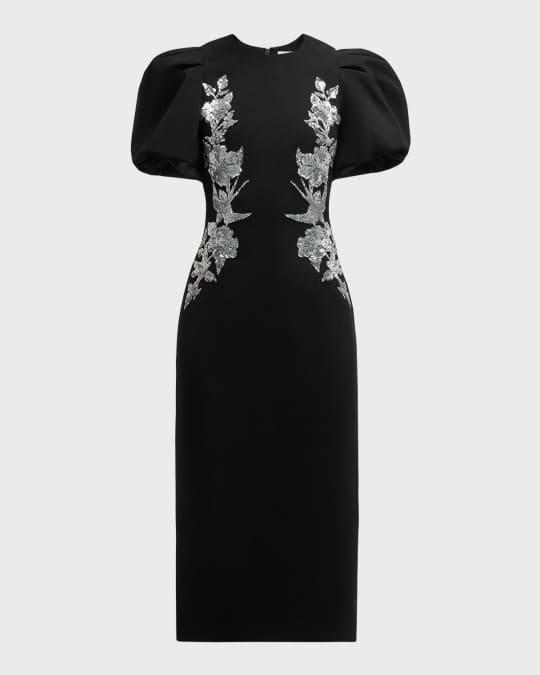 wrap silk dress midi Satin Ruffled Midi Wrap Dress