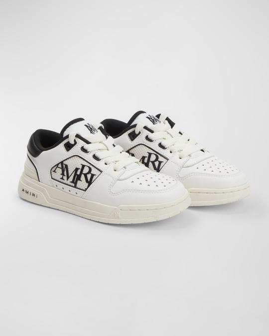 AMIRI Kids Black and White Sneakers AMIRI Kids Black & White Checkered Skel Top Low Sneakers Amiri main image 4