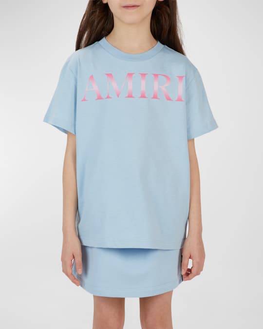 Kid's Gradient Logo-Print T-Shirt, Size 4-12
