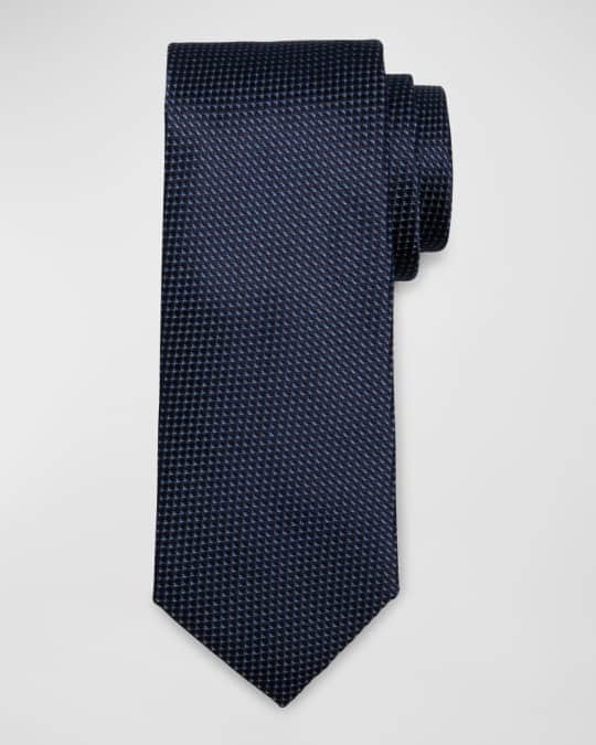 Men's Silk Micro-Jacquard Tie