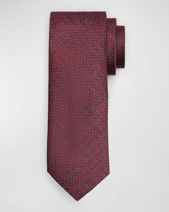 Men's Microfantasy Silk Melange Tie