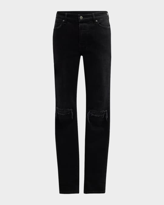 Ksubi Men's Van Winkle Apex Krystal Repair Skinny Jeans | Neiman
