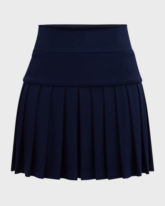 Pleated Mini Skirt