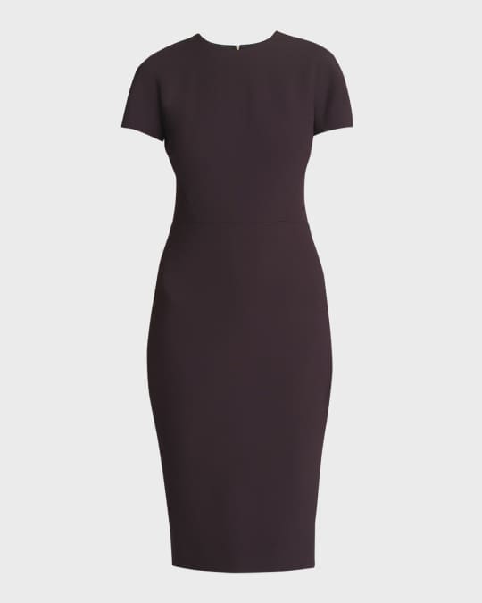 Victoria Beckham T-Shirt Sheath Dress with Back Zipper Neiman Marcus