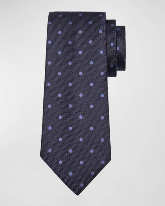 TOM FORD Men's Polka Dot Silk Tie | Neiman Marcus