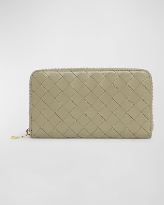 Zip Leather Continental Wallet