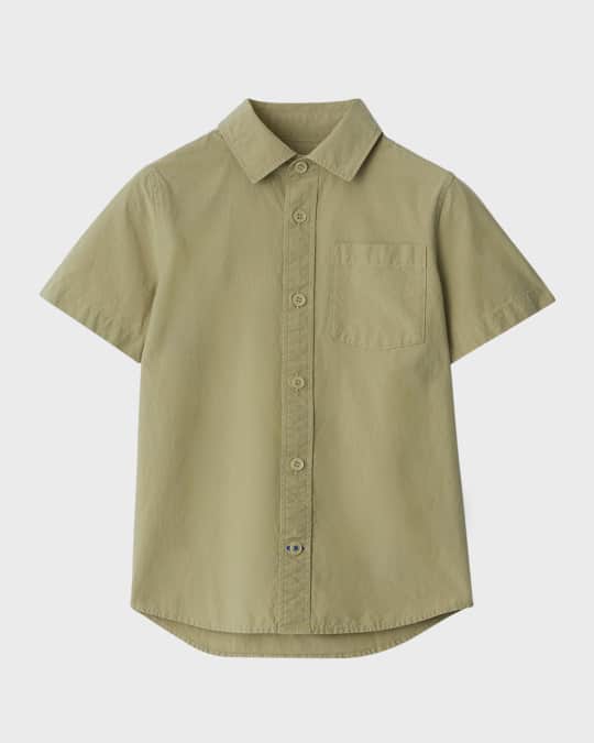 Boy's Owen Button Down Shirt, Size 3-14