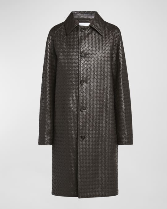 Bottega veneta leather coat clearance