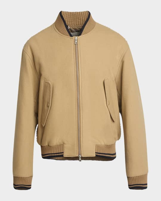 Men's Verso Tris Embellished Bomber Jacket