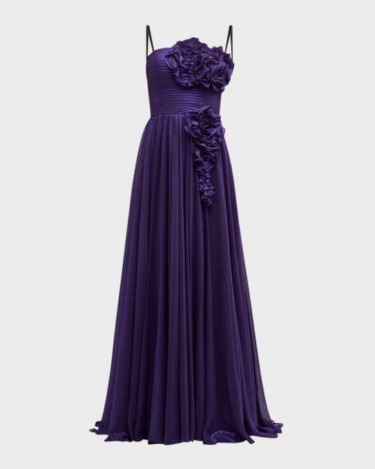 strapless open back dress Lilac Purple Strapless Long Prom Dress with Sequins Lilac / 2