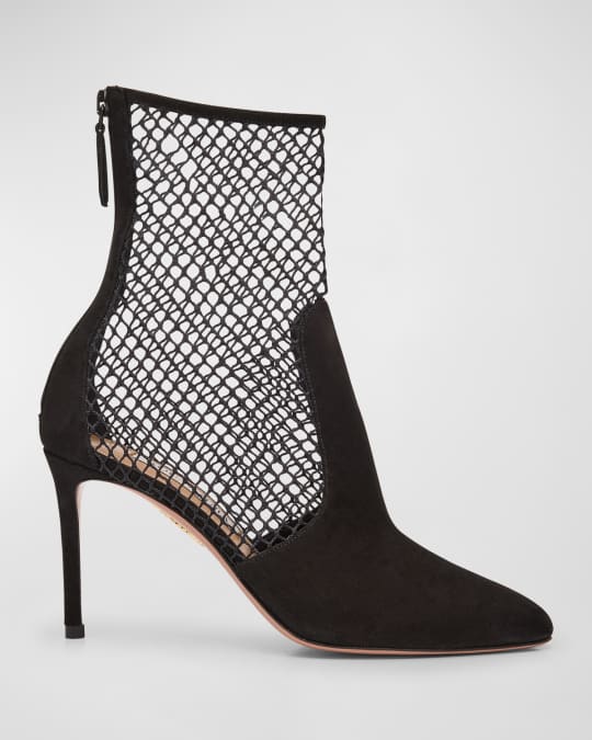 ブーツその他 Aquazzura Green Suede Ankle Boots With Tapered Toe Ankle boots Aquazzura Green size 36 EU in Suede - 23087304