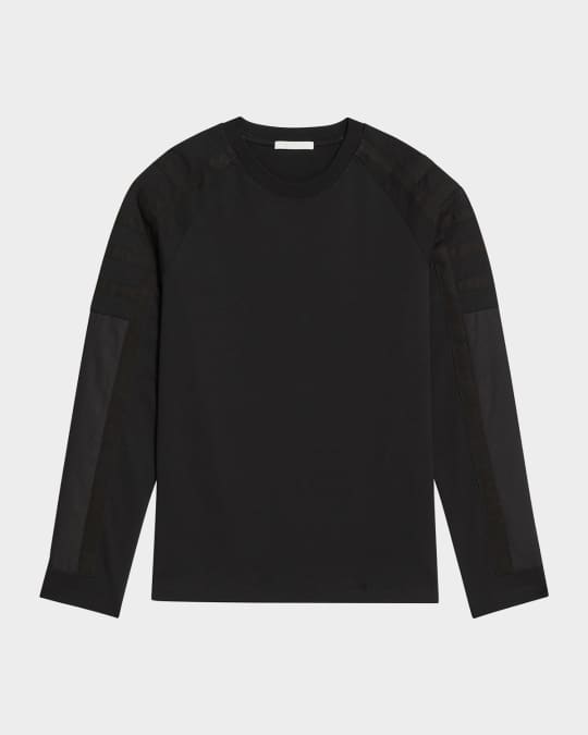 HELMUT LANG LONG SLEEVE Tee S グレー　本人期 Helmut Lang Men's Padded Raglan T-Shirt | Neiman Marcus