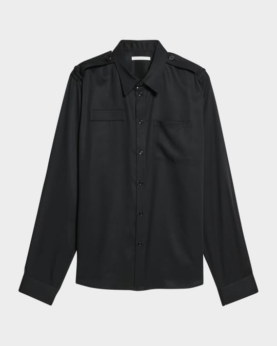 Men's Epaulet Sport Shirt