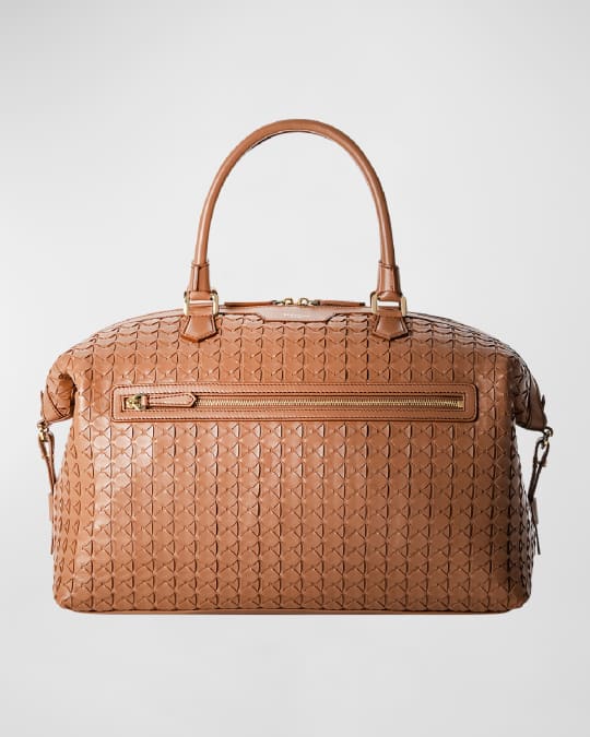 Mosaic Travel Leather Duffel Bag