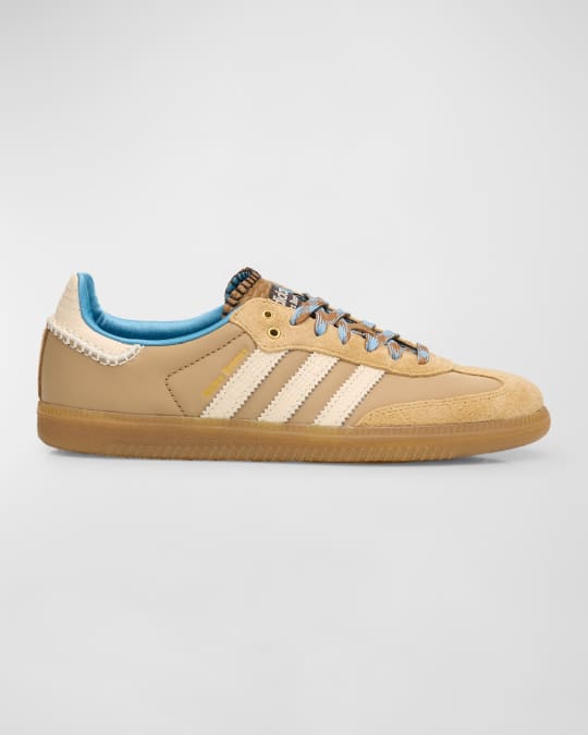 x Adidas Samba Mixed Leather Sneakers