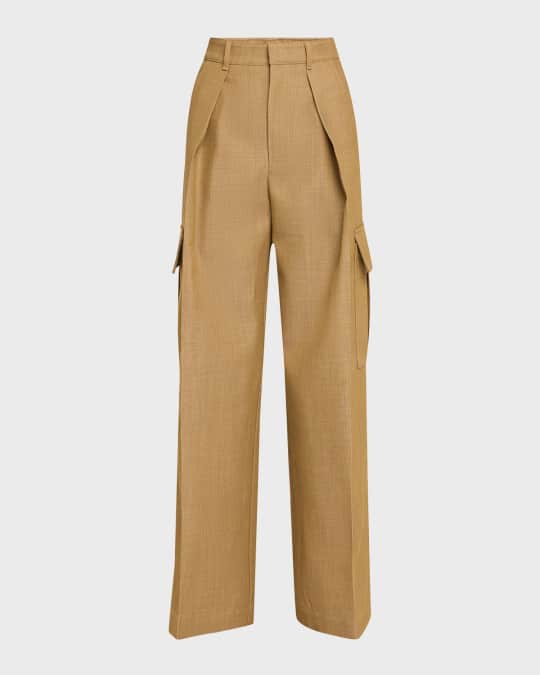 Vintage Burberry Multi Pocket Cargo Trousers Size W28