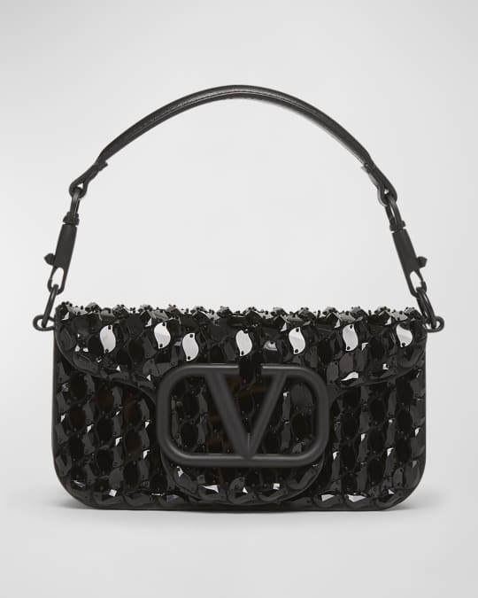 Valentino Garavani Loco Small VLOGO Sequined Shoulder Bag