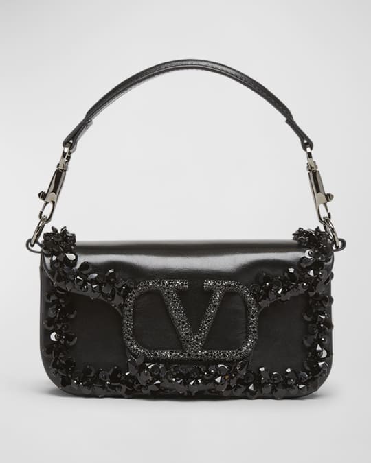 Valentino Garavani Loco Small VLOGO Flower Embellished