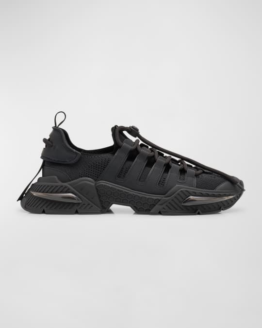 Men's Tonal Knit Low-Top Sneakers