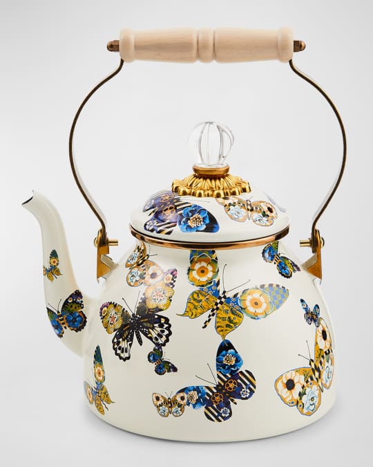 MacKenzie-Childs Butterfly 2-Quart Tea Kettle | Neiman Marcus
