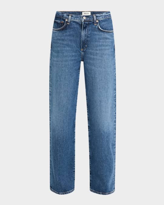 Harper Mid-Rise Relaxed Straight Jeans
