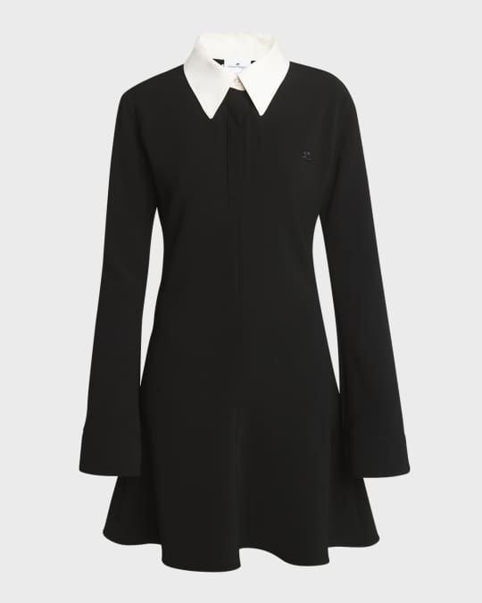Courreges Piqué Polo Dress Women