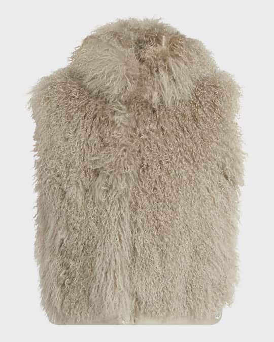 Ermione Shearling Puffer Vest