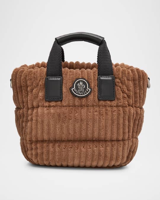 Moncler Caradoc Mini Corduroy Tote Bag | Neiman Marcus