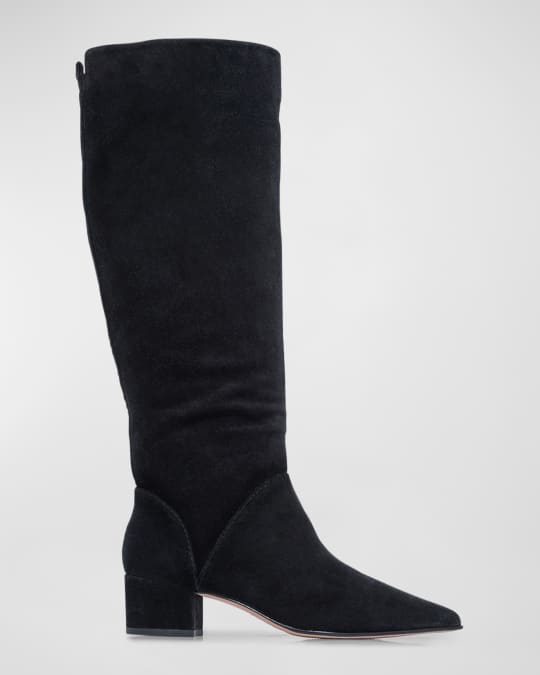 Belvedere Milano Black Italian Suede Ankle Boot for Men main image 1
