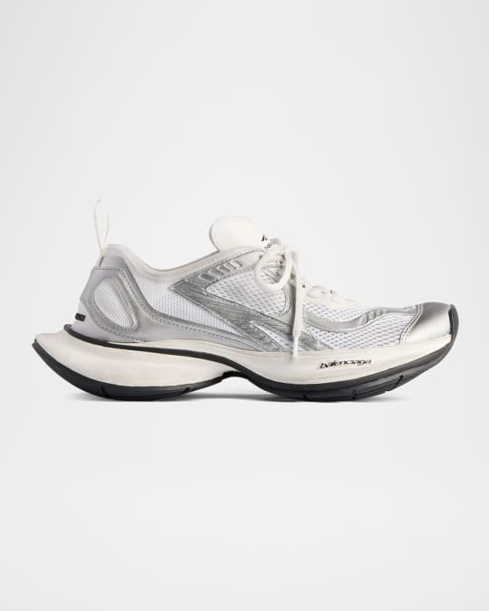 Balenciaga Men's Circuit Mesh Runner Sneakers | Neiman Marcus