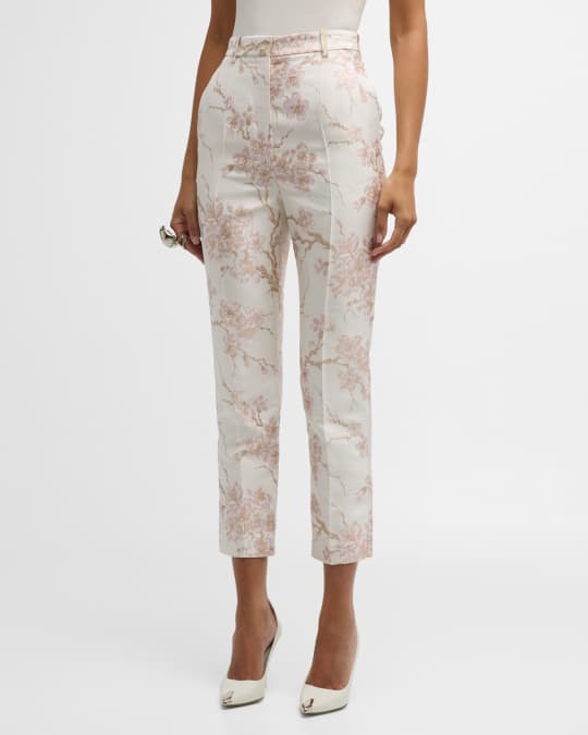 パンツ ALEXANDER MCQUEEN CHERRY PINK VISCOSE PANTS CHERRY PINK VISCOSE PANTS