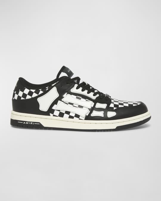 Men's Skel Checkered Low Top Sneakers