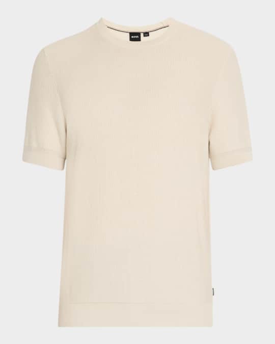 Men's Dalon Knit Short-Sleeve Sweater 