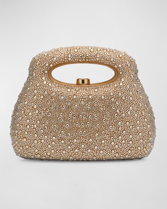 Mimi Crystal Top-Handle Bag