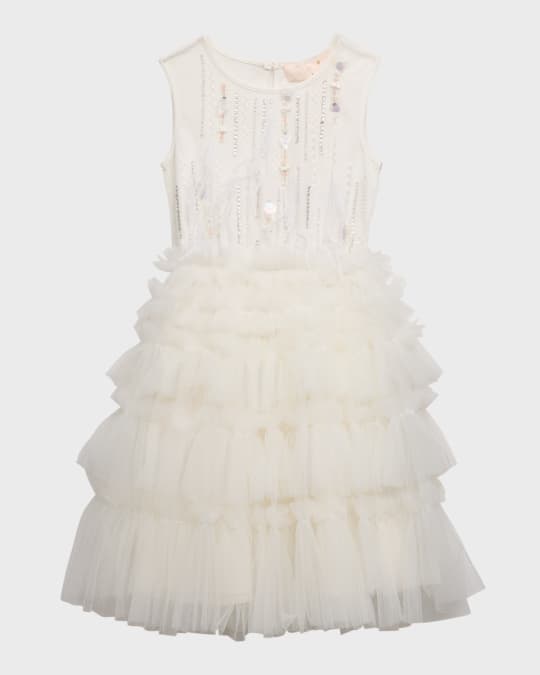 Girl's Dauphinette Embellished Tutu Dress, Size 2-11